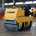 China 550Kg Doble tambor compactador compactador de rodillos pequeños FYLJ-S600C